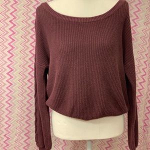 Off shoulder sweater